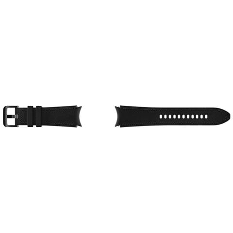 Et-shr89lbegeu Ricambio Cinturino Band Per Galaxy Watch 4 Classic 46mm Sm-r890 Nero Pelle - Foto 1