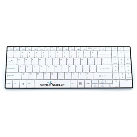 Tastiera USB SSKSV099DE  (Layout QWERTY) Colore Bianco - Foto 1