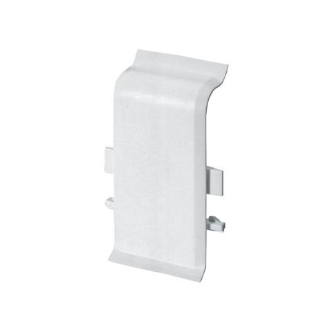 Giunto per canali ad uso battiscopa, Bianco RAL 9010 - Foto 1