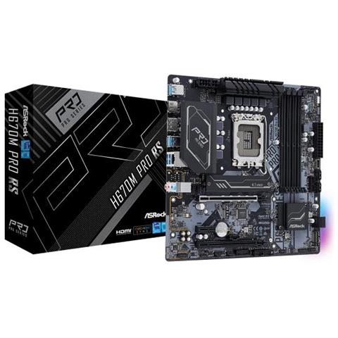 Scheda Madre Pro RS H670m Socket Intel LGA 1700 Chipset H670 - Foto 1