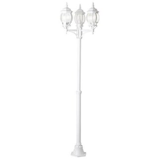 Applique Grande In Alto Esterno Quadrata Alluminio E Vetro Nero 1 Luce E27