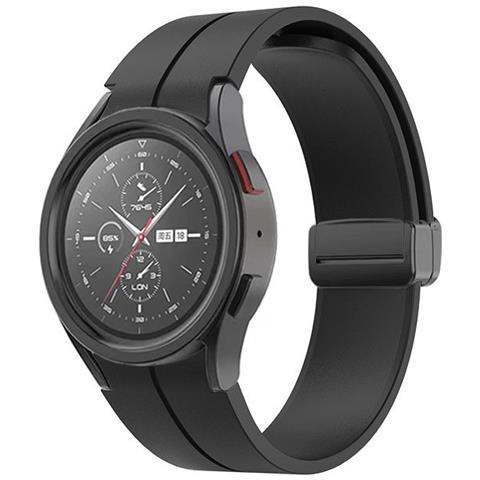 Cinturino Per Orologio Intelligente Con Fibbia Pieghevole Black S - Foto 2