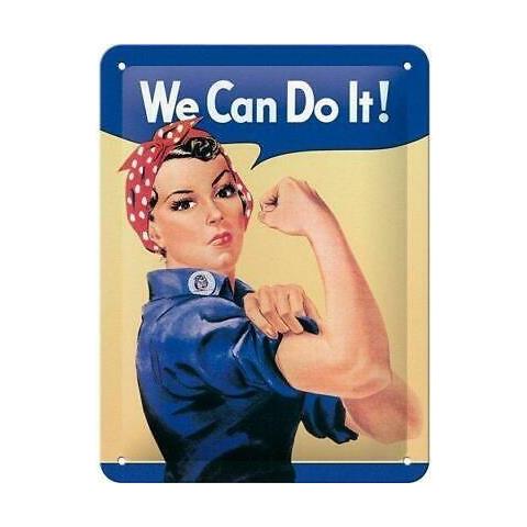 We Can Do It Tin Sign 15x20 Cm - Foto 1