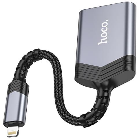 Lettore Di Schede Lightning Per Scheda Sd + Micro Sd (2tb), Grigio - Foto 5