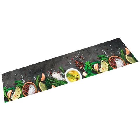 Tappeto Da Cucina Lavabile Spezie 60x300 Cm Velluto - Foto 1