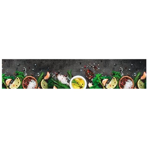 Tappeto Da Cucina Lavabile Spezie 60x300 Cm Velluto - Foto 2