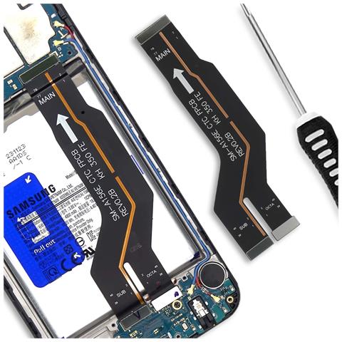 Connettore Scheda Madre Originale Galaxy A15, Nero - Foto 3