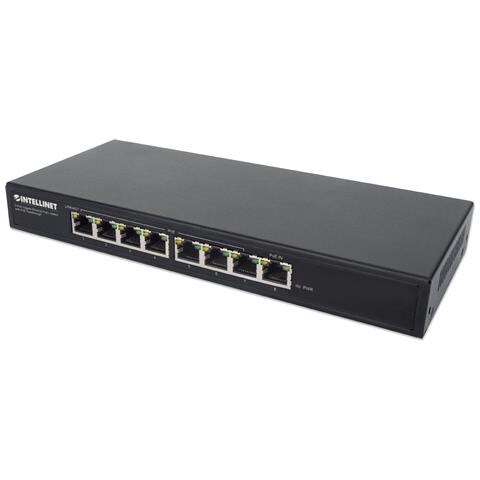 561679 switch di rete Gigabit Ethernet (10/100/1000) Supporto Power over Ethernet (PoE) Nero - Foto 1