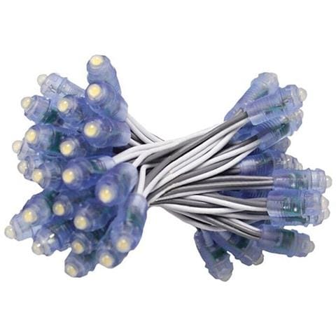 50 Led Luce Bianca Fredda Punto Luci Luminosi Effetto Cielo Stellato Incasso 12v - Foto 1