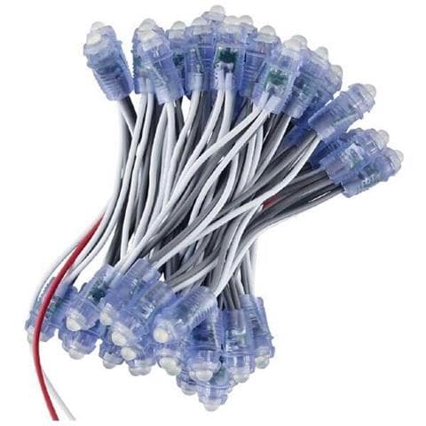 50 Led Luce Bianca Fredda Punto Luci Luminosi Effetto Cielo Stellato Incasso 12v - Foto 2