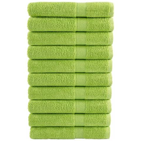 Asciugamani per Sauna SOLUND 10 pz Verdi 80x200cm 600 g /m² - Foto 1