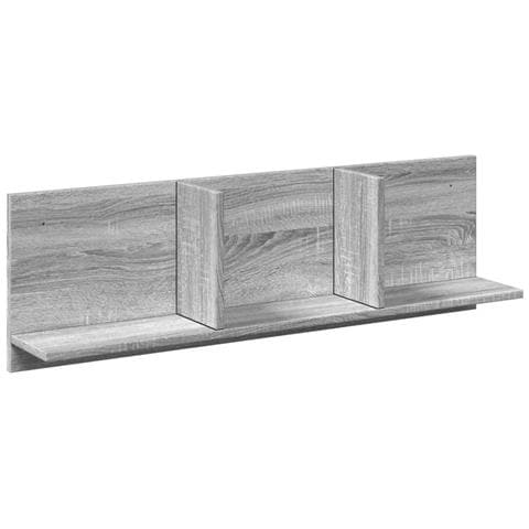 Mobile A Parete 100x16,5x30 Cm Grigio Sonoma In Truciolato - Foto 2