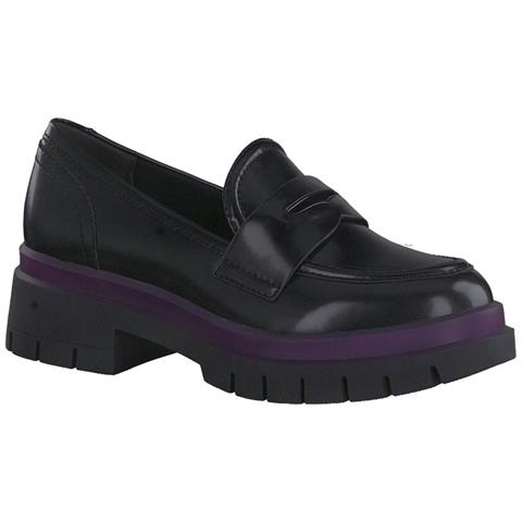 Black Casual Closed Loafers Mocassino Sintetico E Tessile Scarpe Donna Nero Eu 40, 1-24702-29 026 - Foto 2