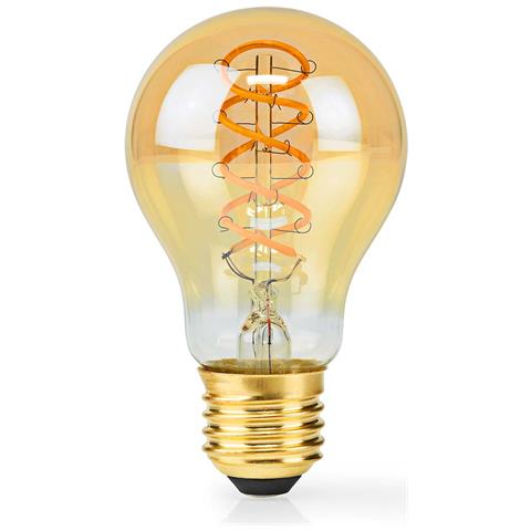 Lampadina A Filamento Led E27 A60 3,8w 250lm 2100k Dimmerabile Vintage, Oro - Foto 3