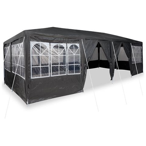 Tenda da Festa con 12 Pareti Laterali Antracite 8x4 m PE - Foto 2