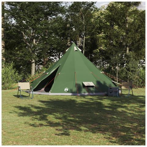 Tenda Familiare Tipi Verde Impermeabile per 12 Persone - Foto 2