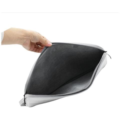 Borsa Per Laptop Business Sottile E Leggera Con Maniglia - Grigio 15 Pollici - Foto 2