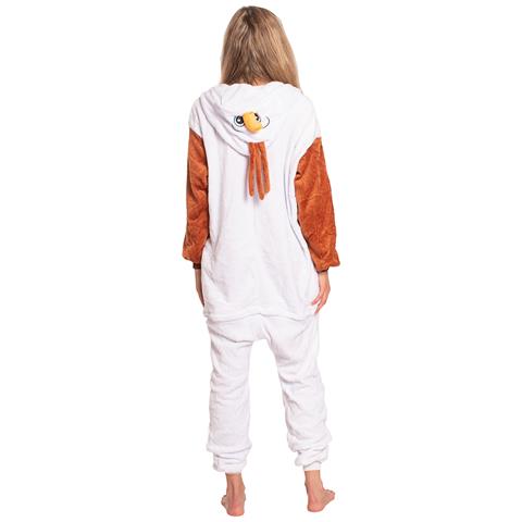 Pigiama Da Donna Tuta Kigurumi Costume Onesie Pupazzo Di Neve Olaf 155-165 Cm M - Foto 2