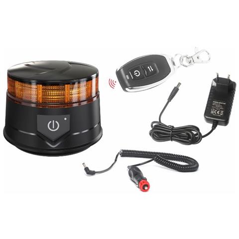 Lampeggiante A Led Con Telecomando E Batteria 12/24v - Foto 1