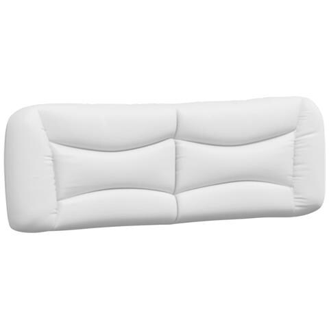 Cuscino Testiera Bianco 152 cm in Similpelle - Foto 1