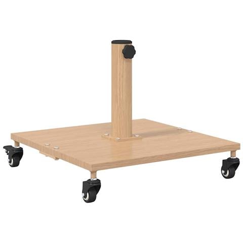 Base per Ombrello da Esterno Legno chiaro 45 x 45 x 31 cm - Foto 1