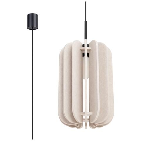 Lampada A Sospensione Mula 27 Beige Sl. 1857 - Moderno Lampada A Sospensione Beige /nero 165x27x27 Cm - Foto 1