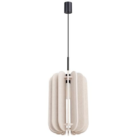 Lampada A Sospensione Mula 27 Beige Sl. 1857 - Moderno Lampada A Sospensione Beige /nero 165x27x27 Cm - Foto 2