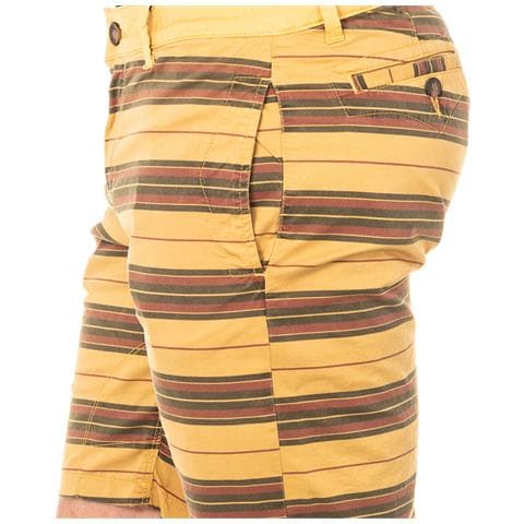 Bermuda Con Pantalone Dritto Basso Con Taglio E Passanti Per Cintura Lmbg01 Uomo - Foto 2