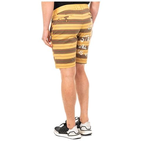 Bermuda Con Pantalone Dritto Basso Con Taglio E Passanti Per Cintura Lmbg01 Uomo - Foto 3
