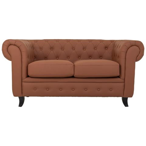 Divano In Mousse Color Moka 160x82x76h Cm - Foto 2