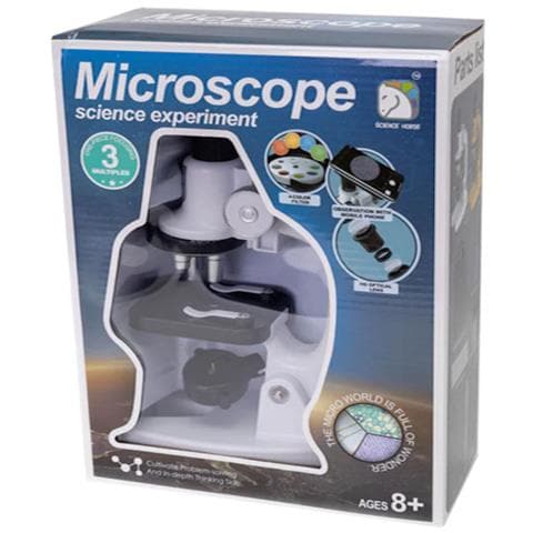 Microscopio educativo per bambini, ingrandimento fino a 1200x, kit scientifico regalo - Foto 4
