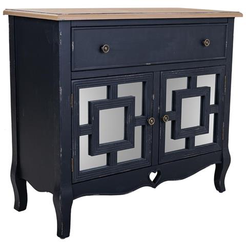 Mobile Da Ingresso In Legno Nero 83x36x72h - Foto 1