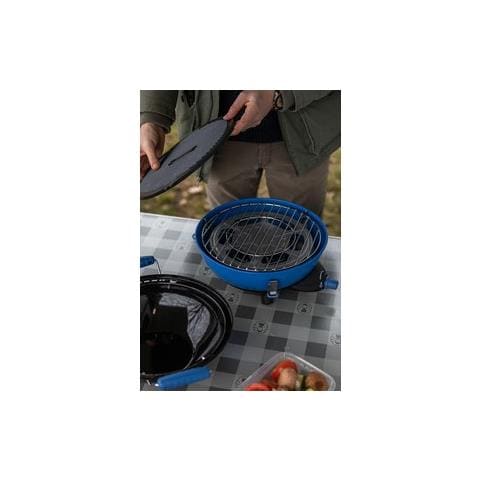 Party Grill 400 Caravan Da tavolo propano /butano Nero, Blu, Acciaio satinato 2000 W - Foto 2