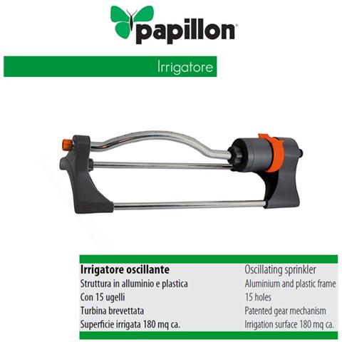 Irrigatore oscillante in alluminio con 15 ugelli superficie irrigata 180 mq - Foto 2