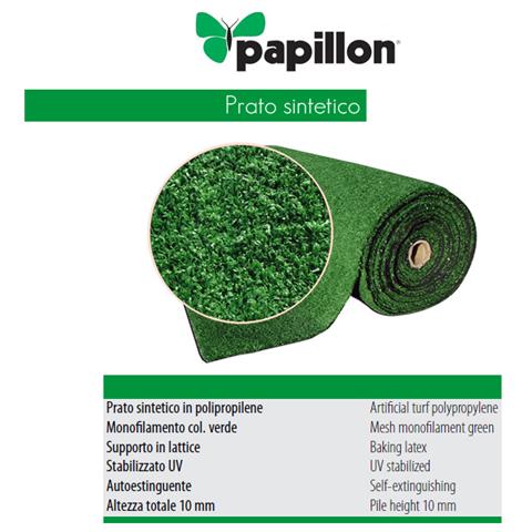 Prato Erba Sintetica Verde In Polipropilene Rotolo Da 1x10 Mt - Foto 1