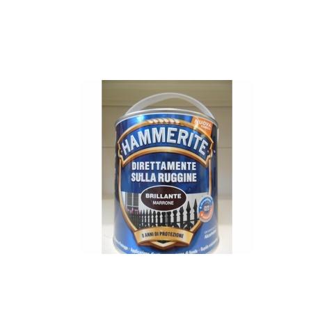 Smalto Antiruggine Hammerite Liscio Brillante Marrone 750 Ml - Foto 1