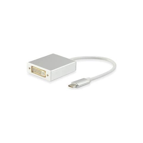 Cavo Adattatore USB C a DVI-I Dual Link Maschio / Femmina 15 cm - Foto 1