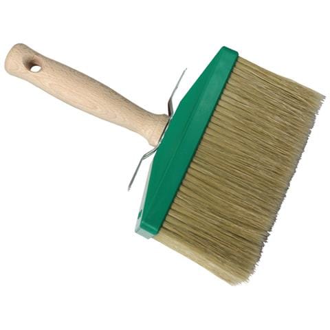 Plafonetta Con Setola Mista Con Tavoletta In Polipropilene, Manico In Legno Trattato E Linguetta Per Appoggiare Al Secchio. Misura Cm. 15x5 - Foto 1