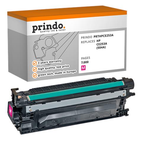 Toner Magenta Prthpce253a Wwk21188 ~7000 Pagine Alternativa Per Hp Ce253a (504a)  - Foto 1