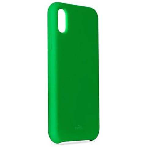 Cover Icon Per Iphone X 5.8 In Silicone Liquido Green - Foto 3