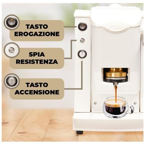 Macchina Da Caffè Slot Plast Cialde 44mm 500 W Colore Bianco /Argento - Foto 2