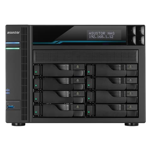 Nas 10 Bay 10x2.5/3.5 Sata / Ssd, Quad Core 2.1ghz, 2xm2 Ssd Slots, Ram 8gb Ddr4, 2x2.5gbe Lan, 2xusb 3.2 Gen-1, Wow (wake - Foto 2