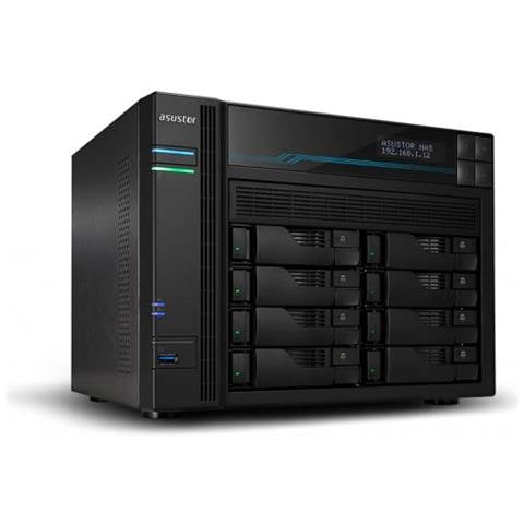 Nas 10 Bay 10x2.5/3.5 Sata / Ssd, Quad Core 2.1ghz, 2xm2 Ssd Slots, Ram 8gb Ddr4, 2x2.5gbe Lan, 2xusb 3.2 Gen-1, Wow (wake - Foto 1