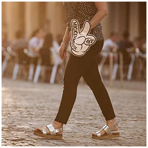 Crafts - Borsa A Tracolla 3d Mickey, Unisex, Per Adulti, Colore: Bianco, 5 X 30 X 21 Cm (larghezza X Altezza X Profondità).  - Foto 2