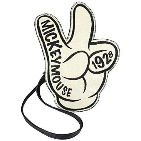 Crafts - Borsa A Tracolla 3d Mickey, Unisex, Per Adulti, Colore: Bianco, 5 X 30 X 21 Cm (larghezza X Altezza X Profondità).  - Foto 1