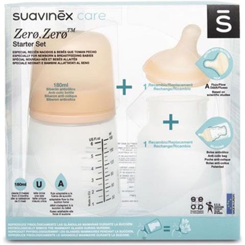 Pack Biberon Zerø. zerø 180ml Speciale Allattamento + Ciuccio + Borsa In Silicone - Foto 2