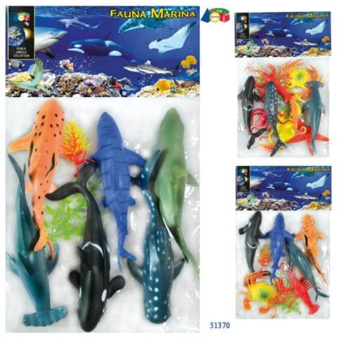 Ginocchio Busta Pesci Fauna Marina Assortita - Foto 1