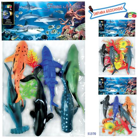 Ginocchio Busta Pesci Fauna Marina Assortita - Foto 2