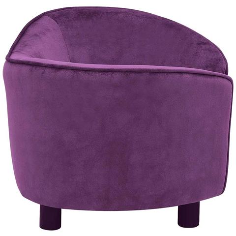 Divano per Cani Borgogna 69x49x40 cm in Peluche - Foto 2