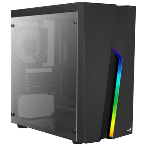 Case Bolt Mini Mini Tower Micro ATX / Mini-ATX Colore Nero (Finestrato) - Foto 1